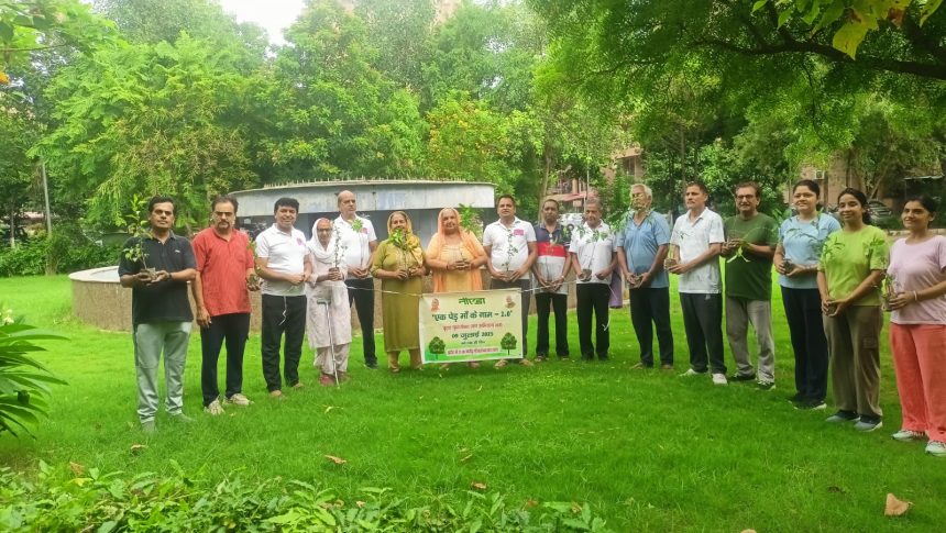 एडा के सेंचुरी अपार्टमेंट में माताओं द्वारा पौधारोपण